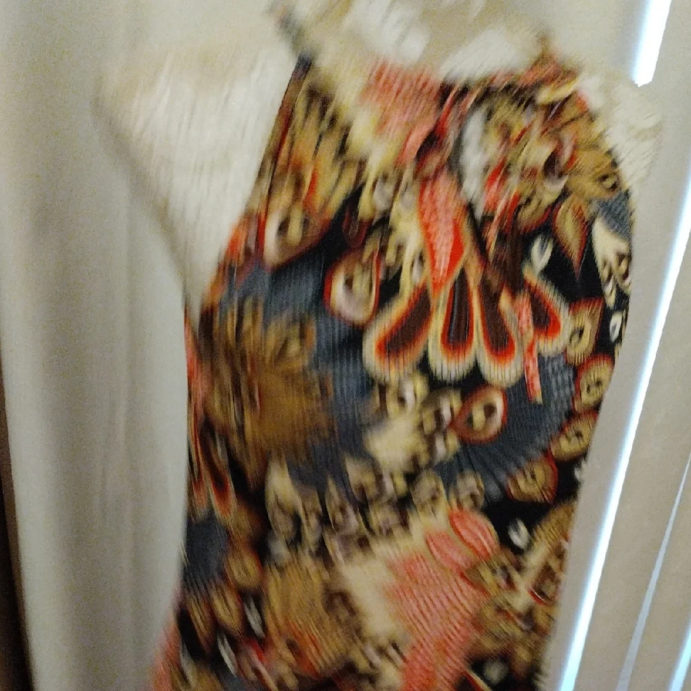 Elegant Multicolor Halter Dress - Picture 3 of 9